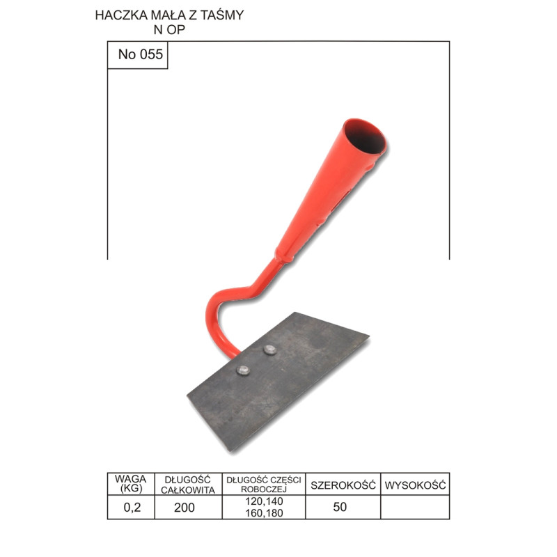 Haczka  nieoprawna  z taśmy  120